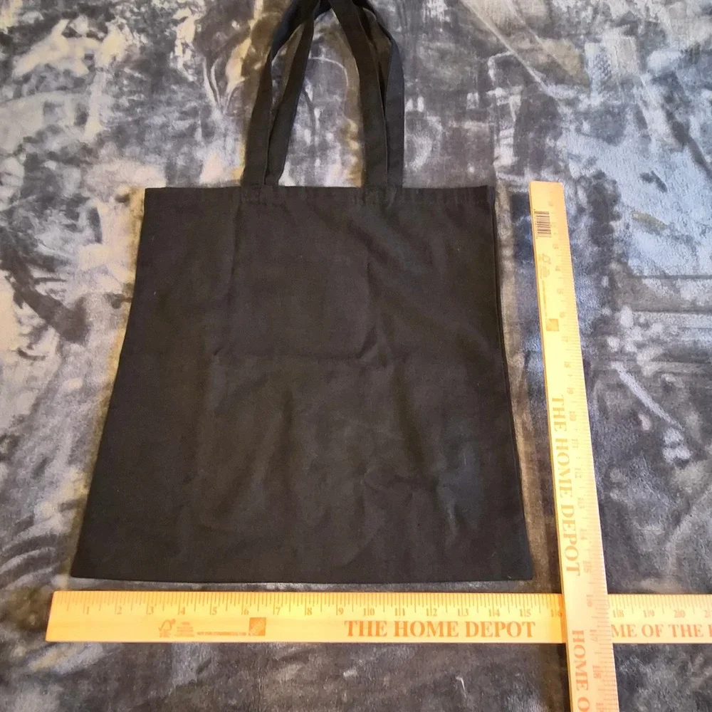 This Wild Life Emo Pricks Tote Black Cotton Canvas Band Merch Graphic Skeleton